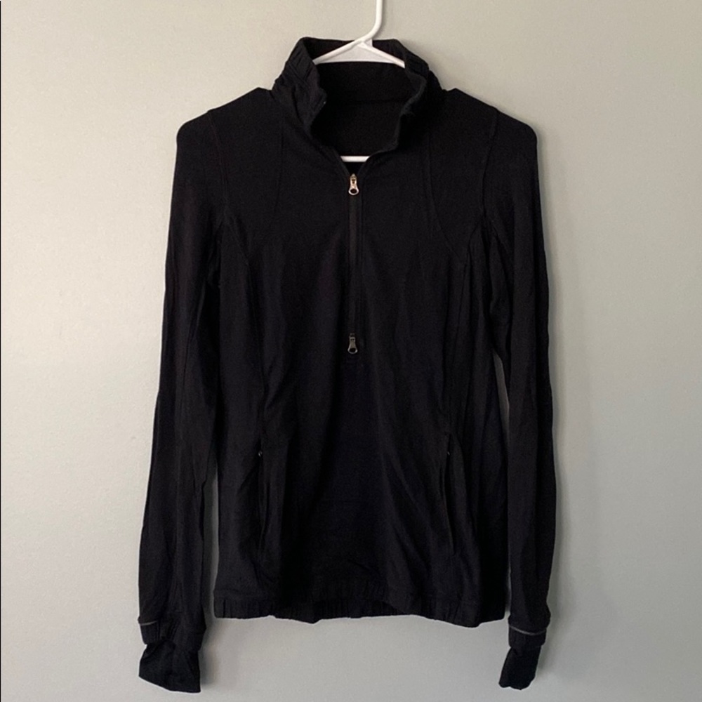 Lululemon Black Quarter Zip